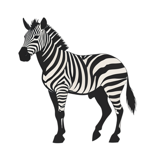 Silhouette Zebra