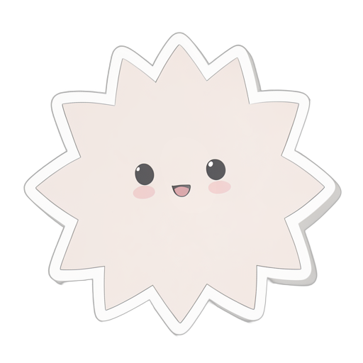 Sticker Abstract Burst