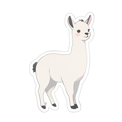 Sticker 알파카