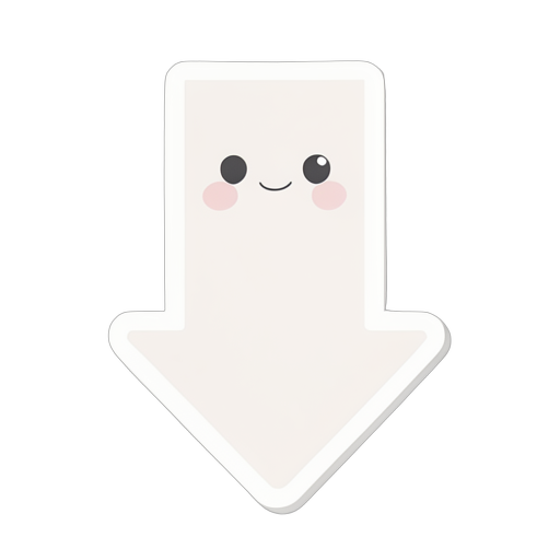 Sticker Arrow Down
