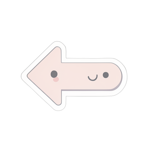 Sticker ลูกศรซ้าย