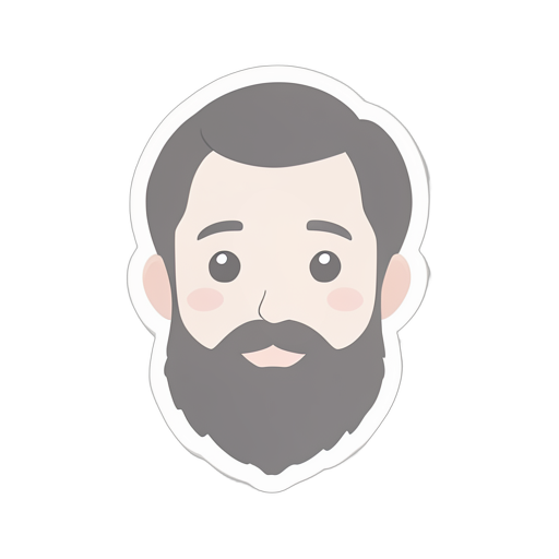 Sticker Baard