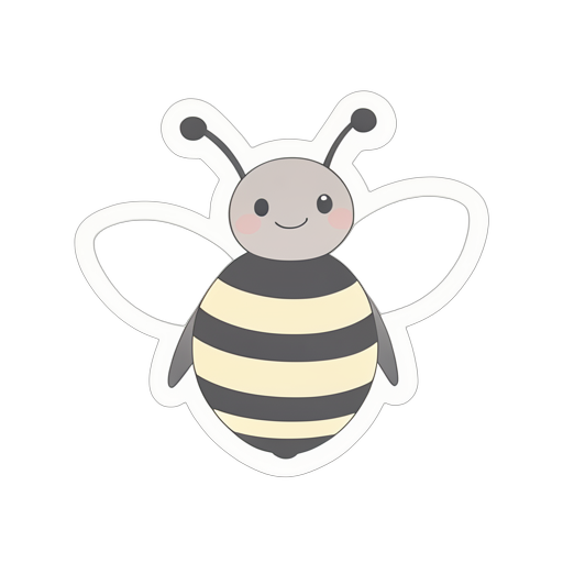 Sticker Abeille