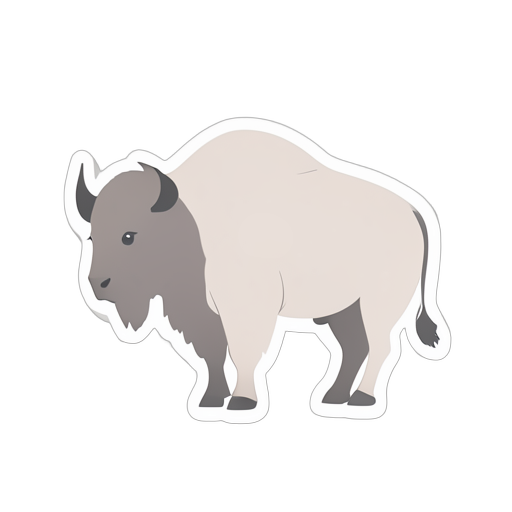 Sticker Bison