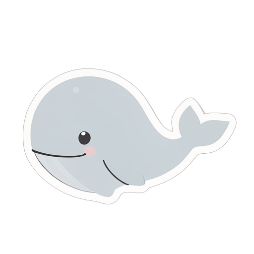 Sticker ブルークジラ