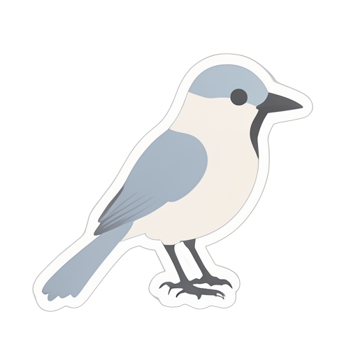 Sticker Blue Jay