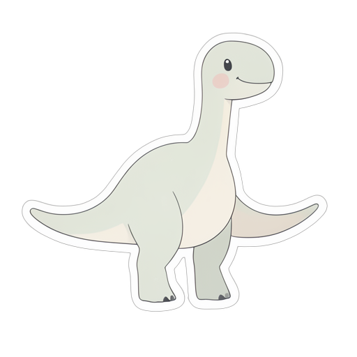 Sticker Brontosaurus