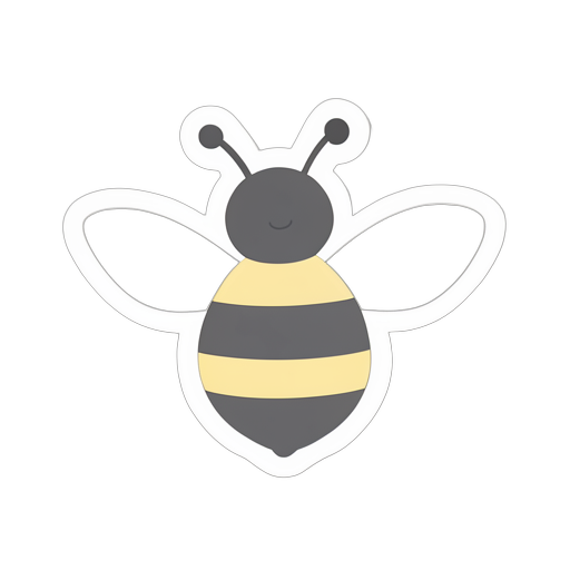 Sticker نحلة ضالة