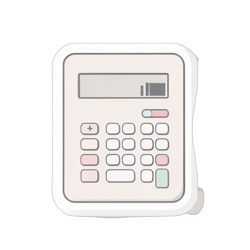 Sticker hesap makinesi