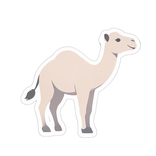 Sticker Chameau