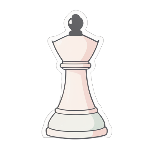 Sticker Chess King
