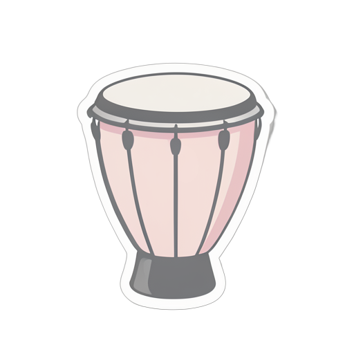 Sticker 刚果鼓