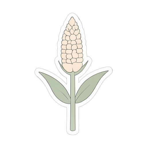 Sticker トウモロコシの茎