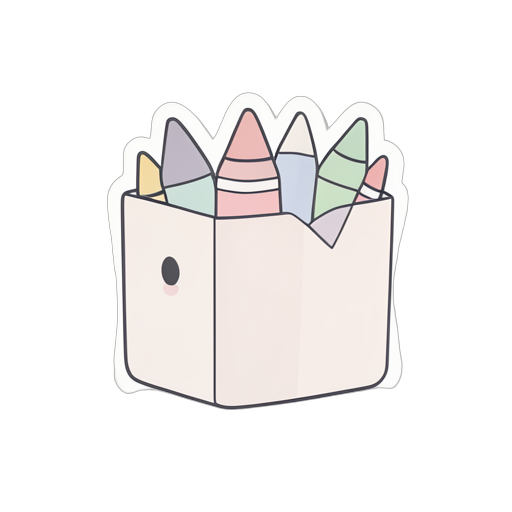 Sticker crayons