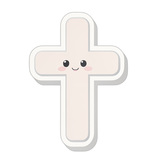 Sticker صليب مسيحي