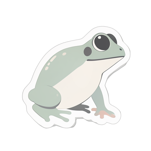 Sticker kodok berbisa