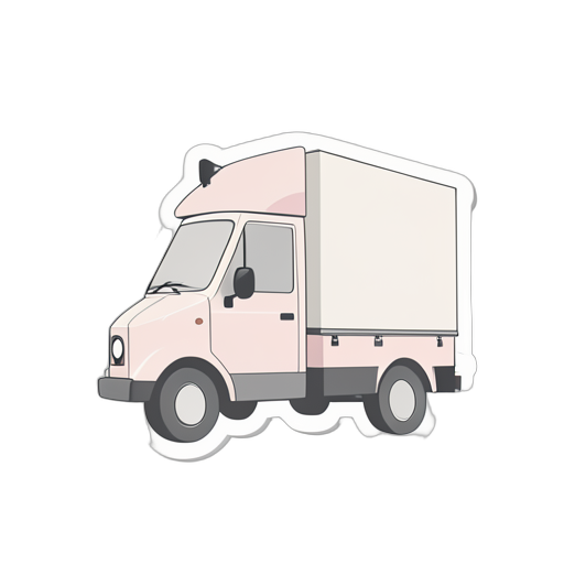 Sticker Teslimat sürücüsü