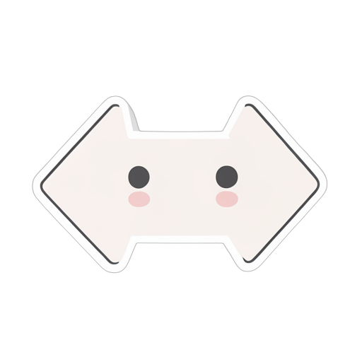 Sticker Panah Sinistra Ganda