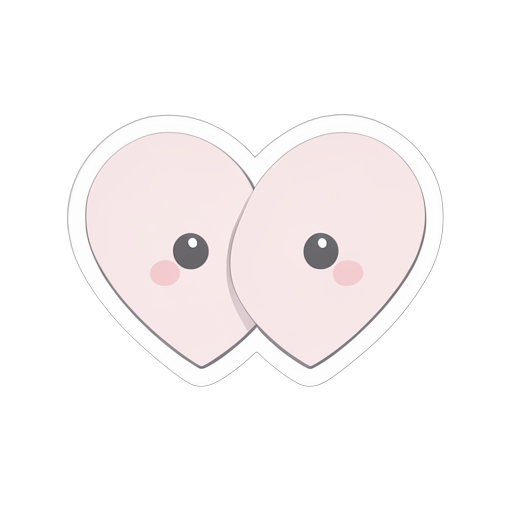 Sticker doppeltes-herz