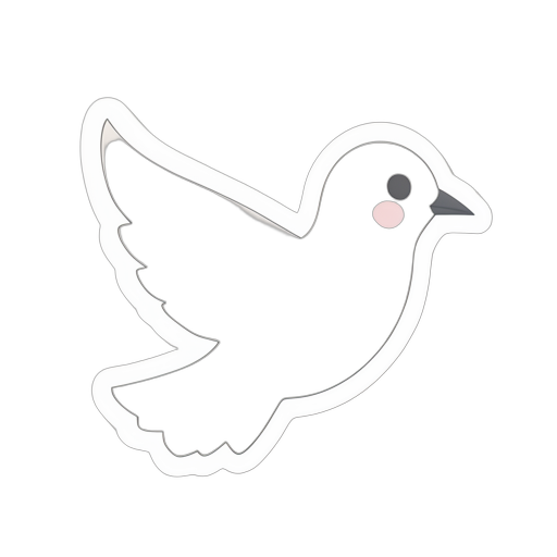 Sticker chim bồ câu