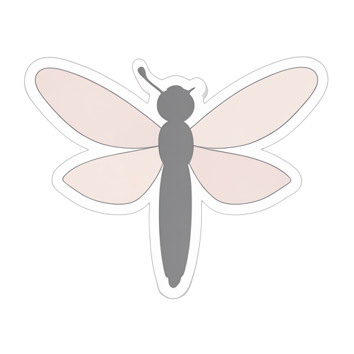 Sticker стрекоза