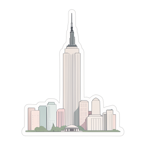 Sticker Empire State Building
