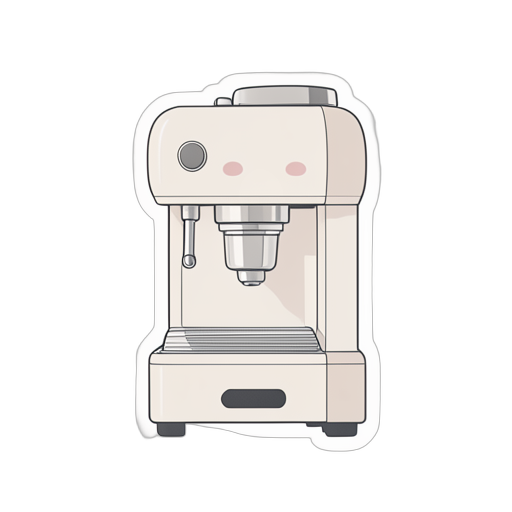 Sticker aparatura do espresso