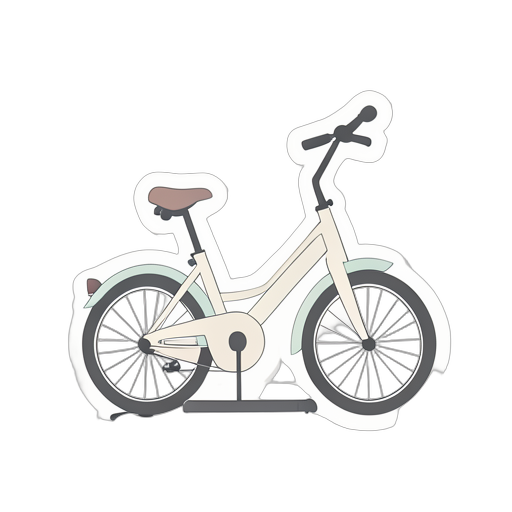 Sticker Bicicleta de ejercicio