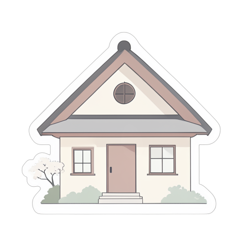 Sticker casa di famiglia