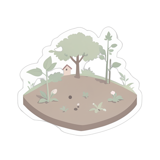 Sticker Potong kebun