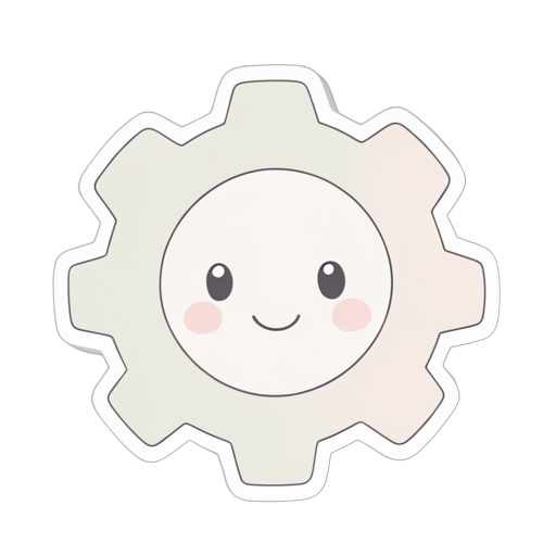 Sticker шестерёнка