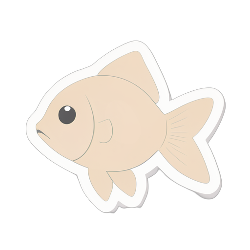 Sticker Goldfisch