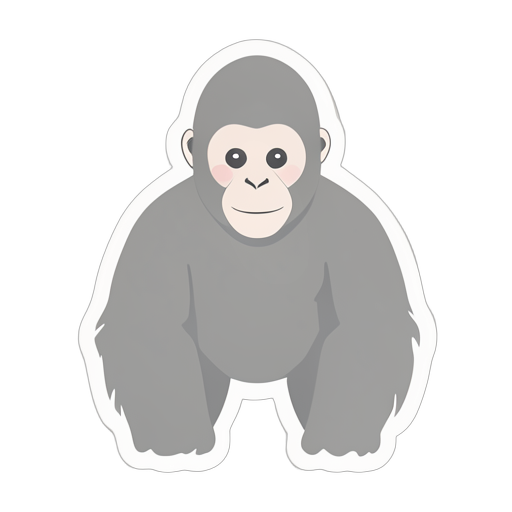 Sticker gorilla