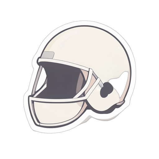 Sticker 足球头盔