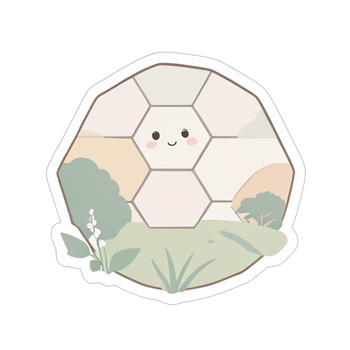Sticker Bienenwabe