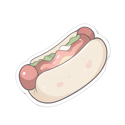 Sticker Hot Dog