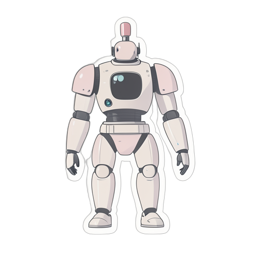 Sticker Humanoider-Roboter