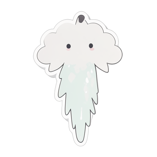 Sticker 氷の破片