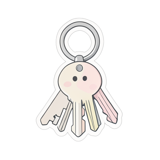 Sticker Keyring