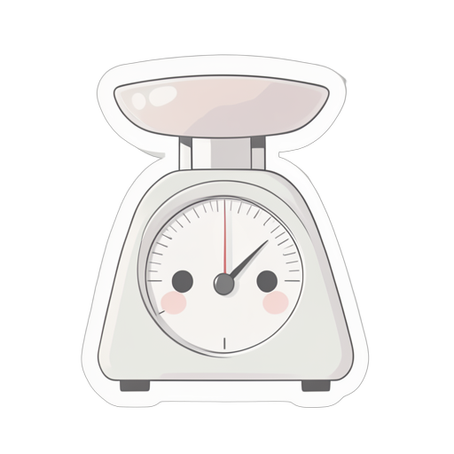 Sticker เครื่องชั่งในครัว