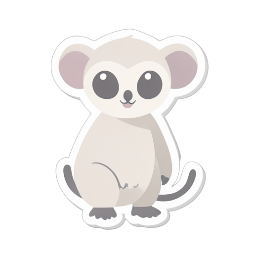 Sticker Lémur