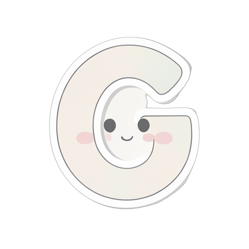 Sticker Letter G
