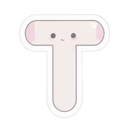 Sticker 글자 T