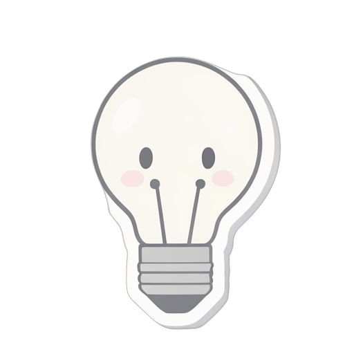 Sticker Light Bulb