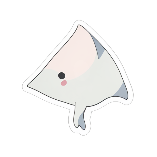 Sticker Manta Ray
