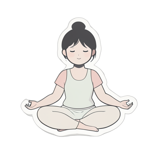 Sticker Meditazione