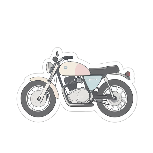 Sticker motocykl