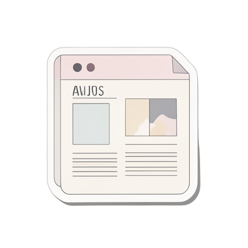 Sticker giornale