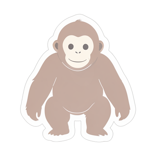 Sticker orangaan