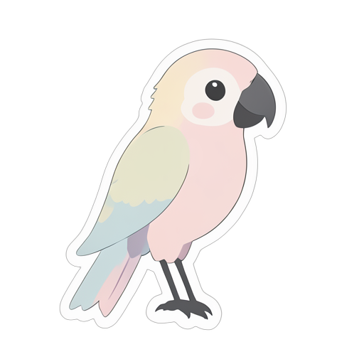 Sticker Papagei